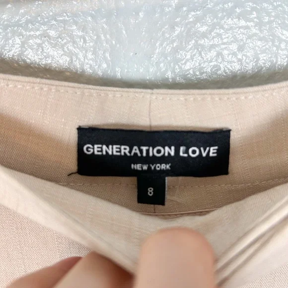 Generation Love Cream Vanilla Blazer and Wide Leg Pant Set - Picture 11 of 16